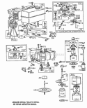 CarburetorFuelAir Cleaners Diagram and Parts List for 081331-0532-01  Briggs and Stratton Engine